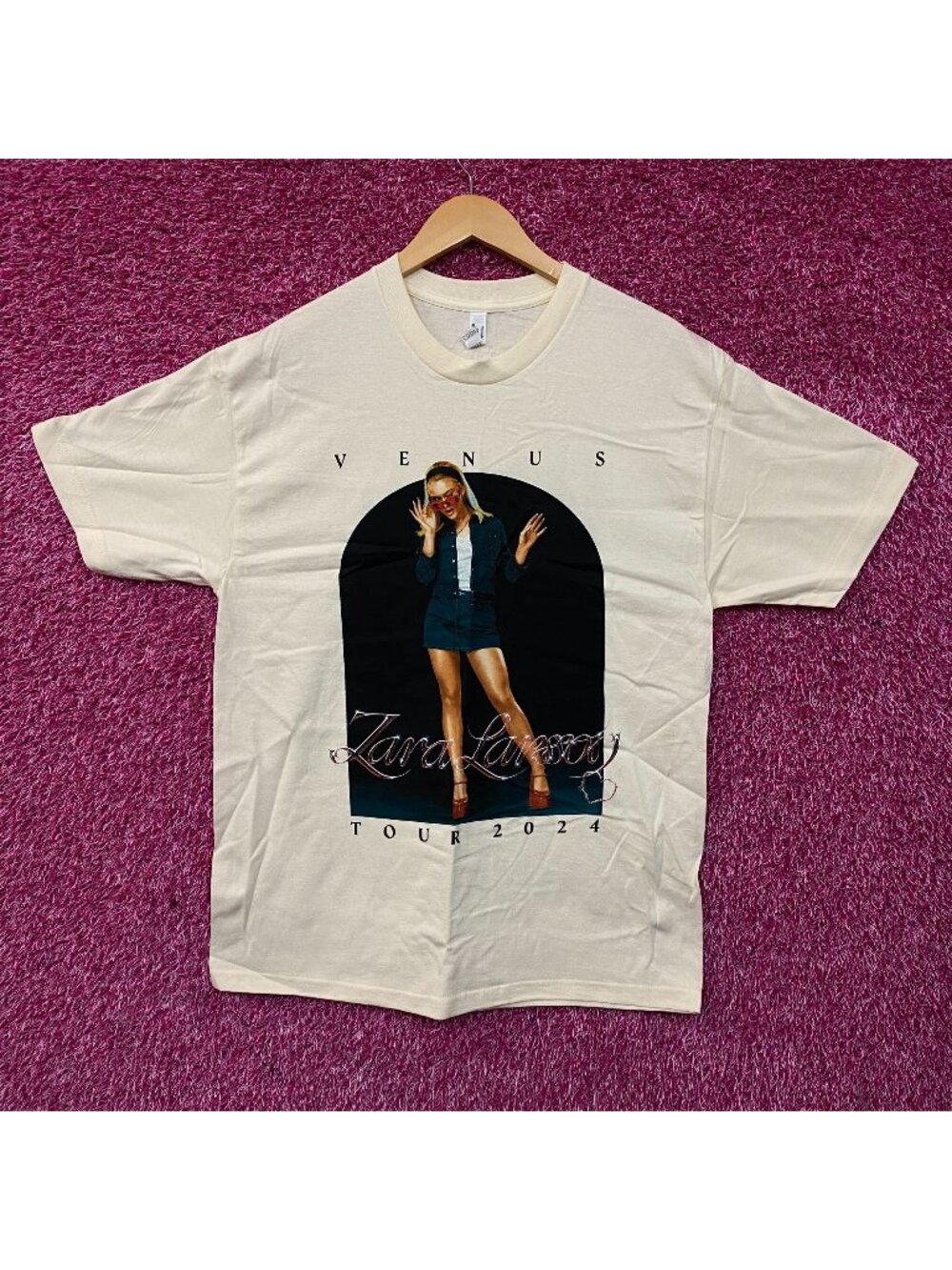 Zara Larsson Venus Tour 2024 Dance Pop T-Shirt Large